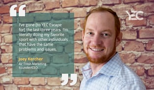 YEC member Joey Kercher