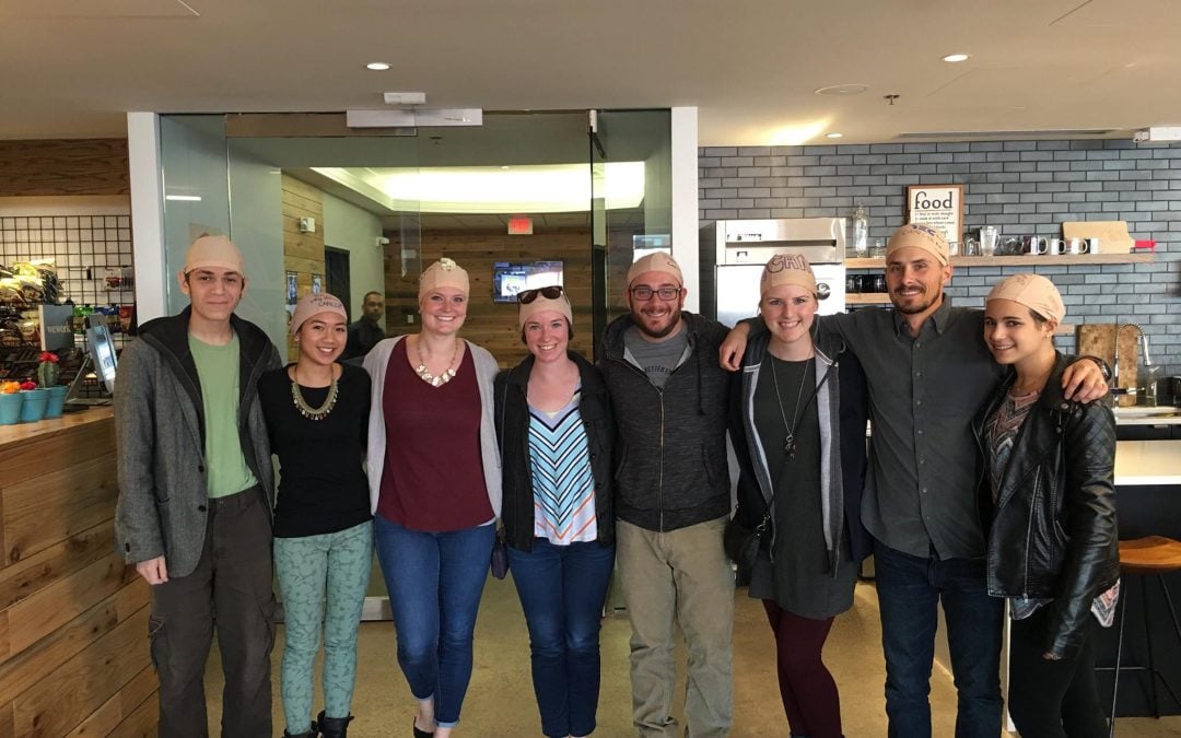 The YEC Team Goes Bald for Be Bold, Be Bald!