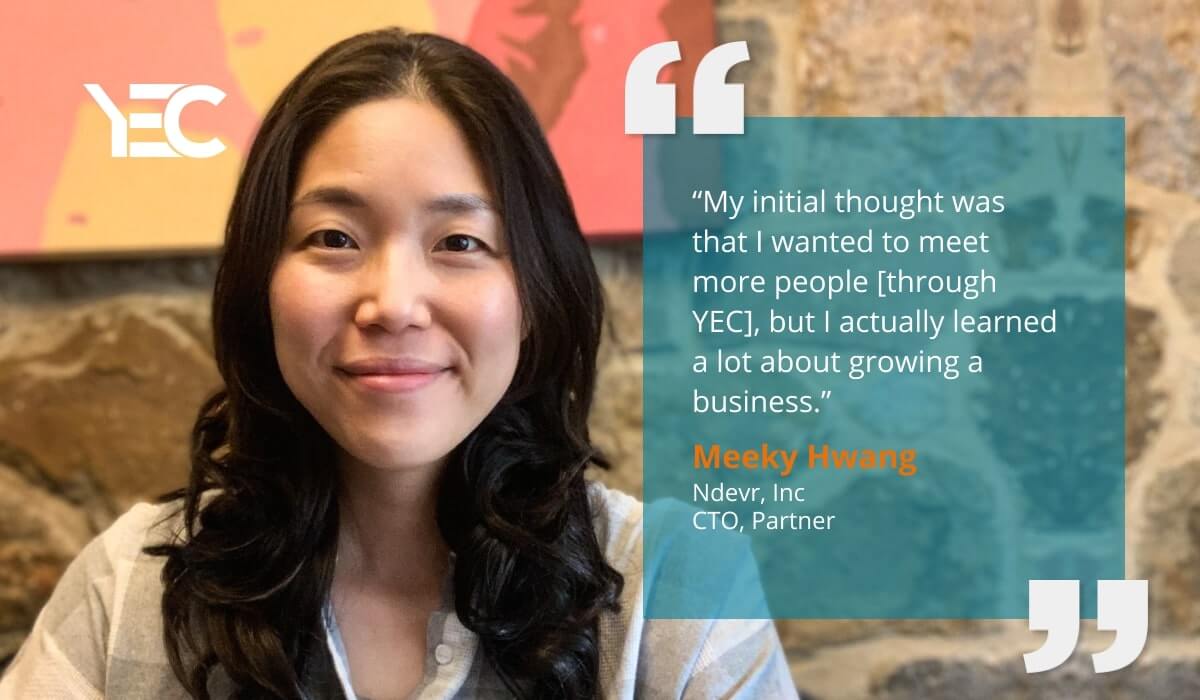 YEC Peers Give Meeky Hwang Business Advice and Exposure to a New Industry